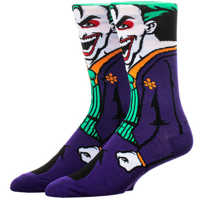 DC Comics Joker Rebirth 360 Character Crew Socks