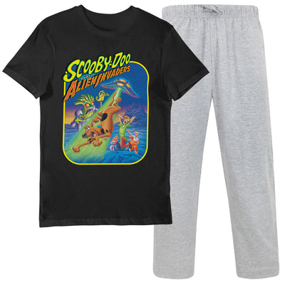 Scooby Doo Alien Invaders Lounge Pants Mens Pyjamas Set-S